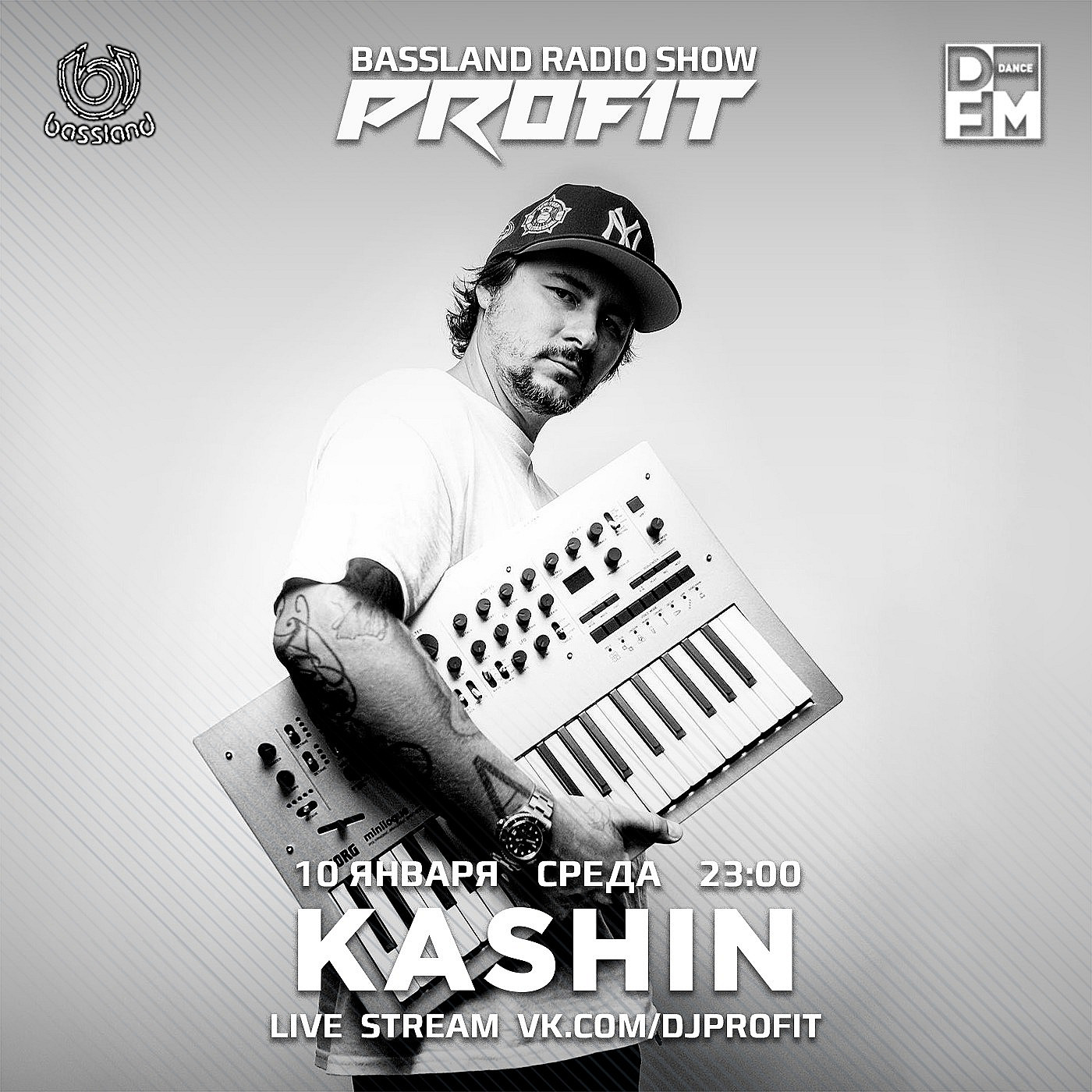 Bassland Show @ DFM (10.01.2024) - Guest mix Kashin