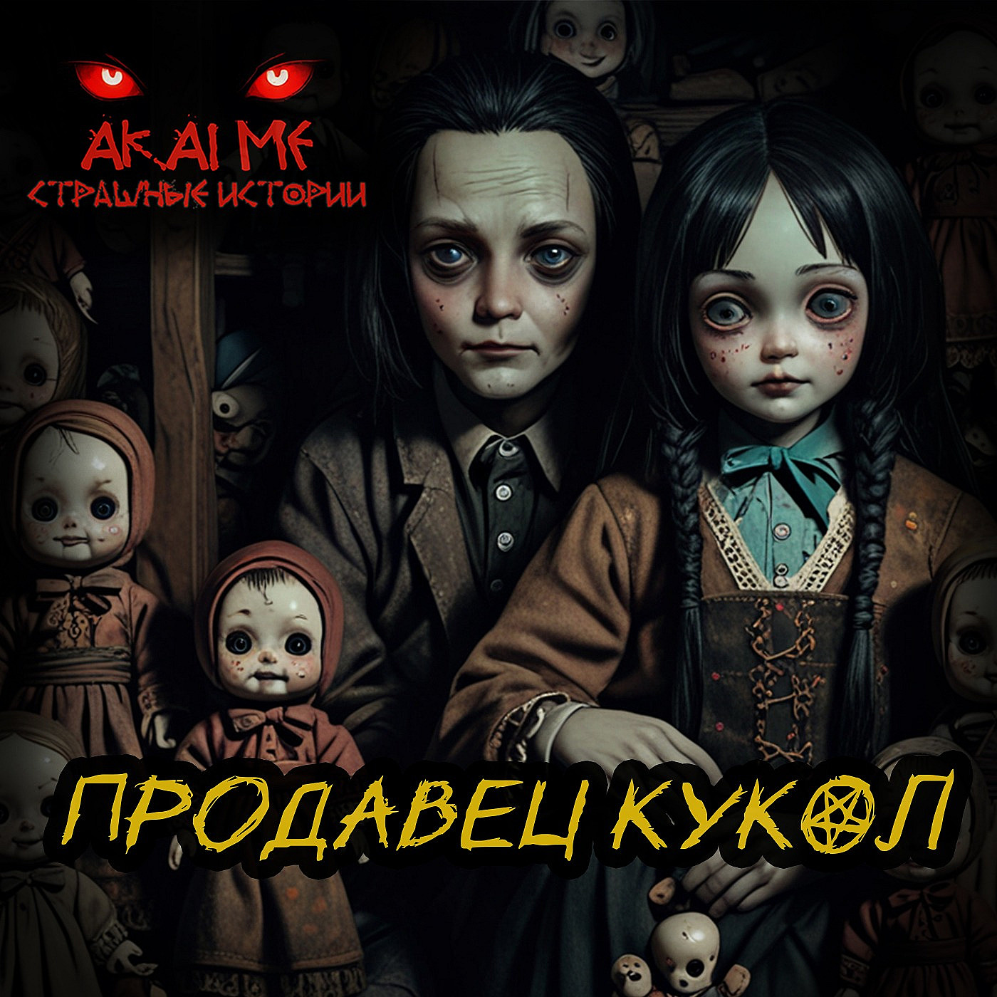 Продавец кукол! Страшные истории на ночь. Страшилки на ночь.