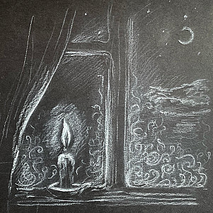 Дымок струится из трубы